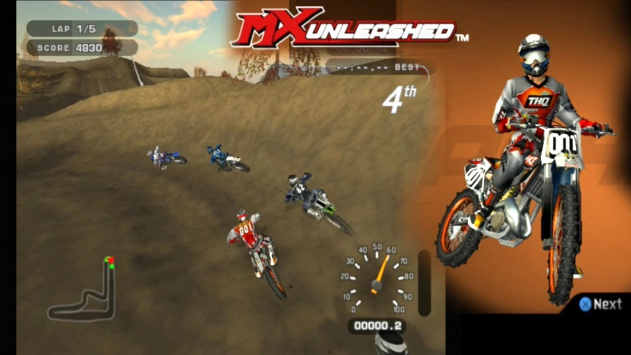 MX Unleashed ... (PS2) Gameplay