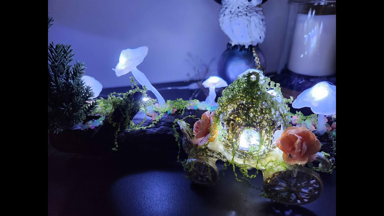 Glowing Fairy Log ~ Made & Designed By Alanah The Artistic Butterfly