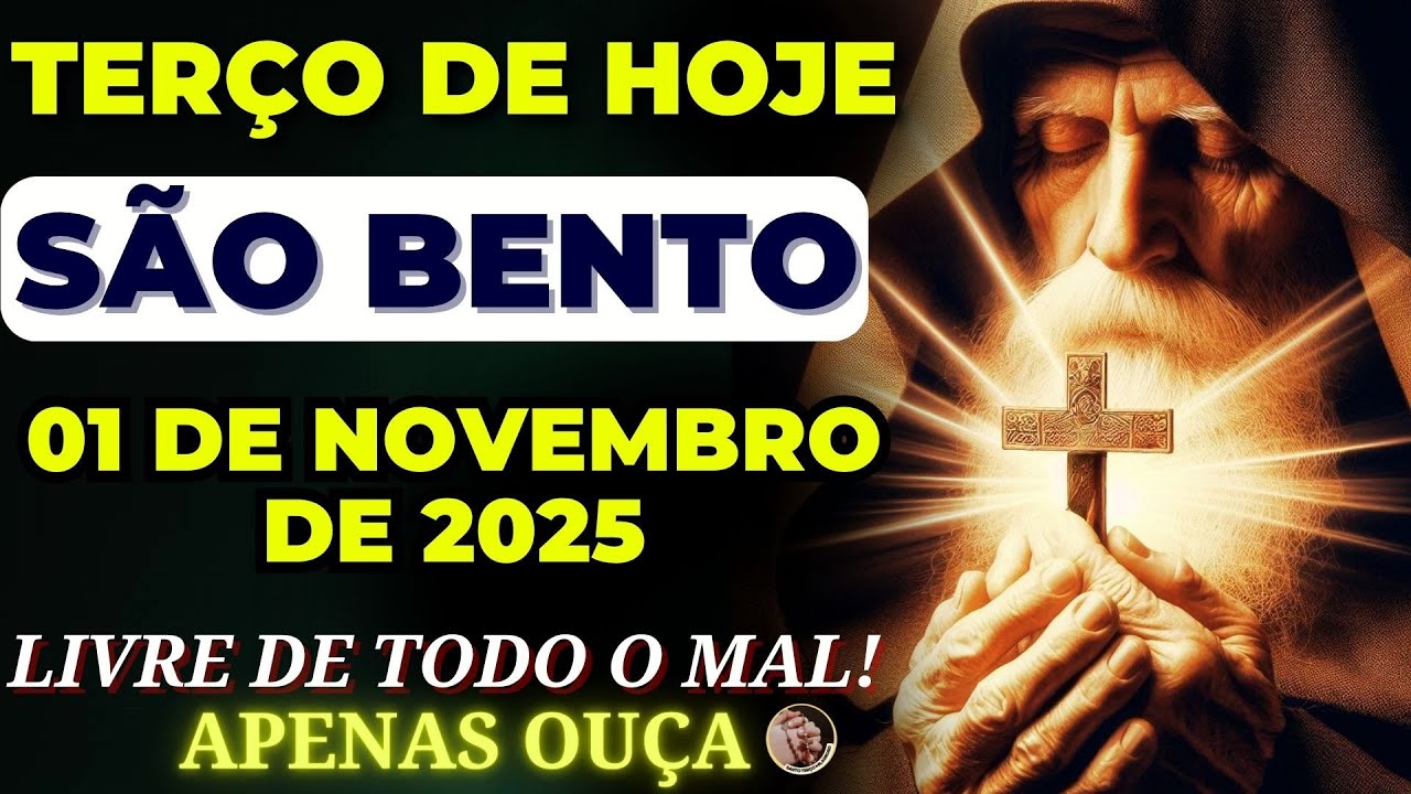 📿TERÇO DE SÃO BENTO e a SANTA CRUZ QUEBRAR CORRENTES🙏 para FICAR LIVRE DE TODO MAL