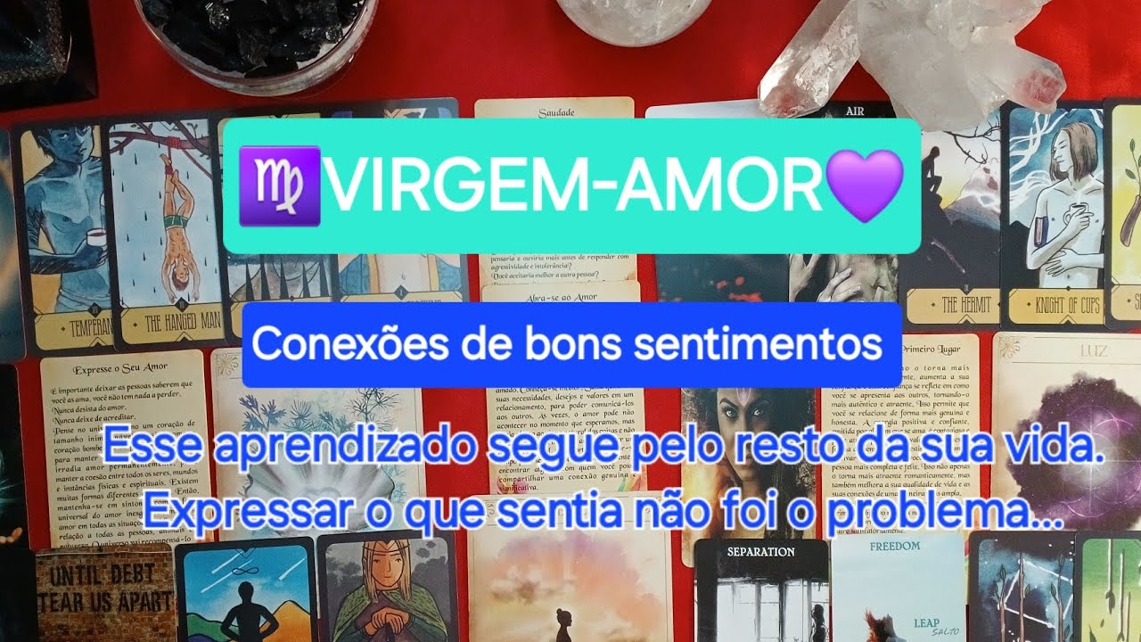 ♍️VIRGEM-AMOR💜VOCÊ MUDOU MUITO DESDE ESSE AFASTAMENTO, ENTÃO ENTENDA O QUE SE PASSA AGORA...
