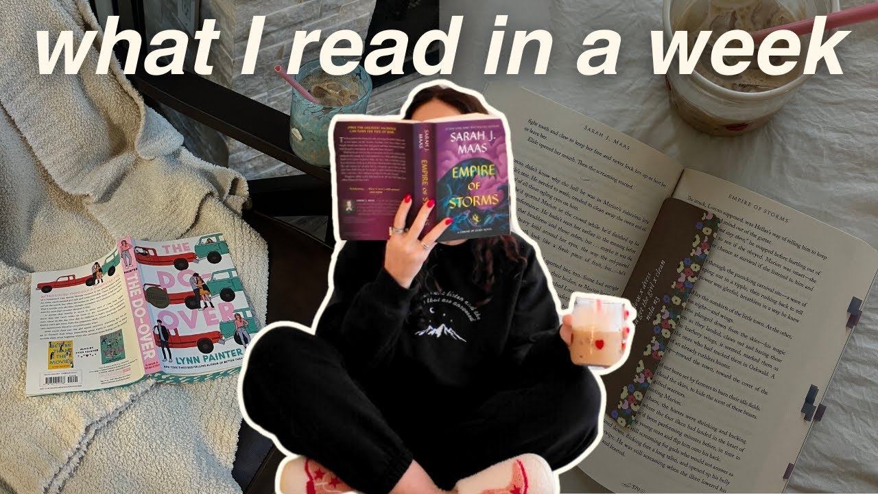 cozy reading vlog 📚🎧☕ what I read in a week as a CPA & content creator! ToG tandem, audiobooks, etc