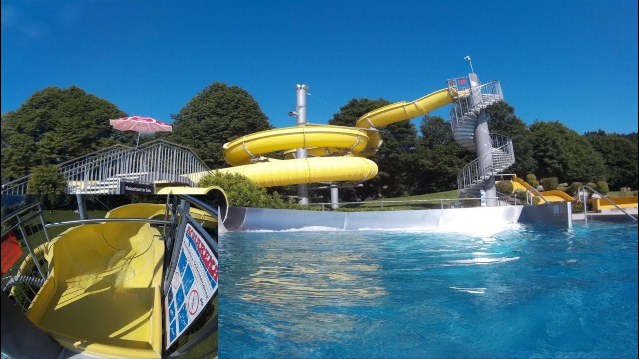 Freischwimmbad Kufstein (A) - Großwasserrutsche