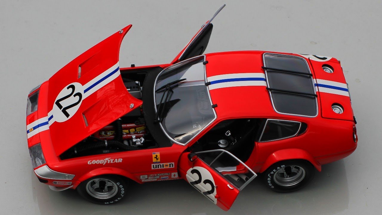Ferrari 365 GTB/4 Daytona Competizione François Migault / Luigi Chinetti #22 1973 (Kyosho) 1/18