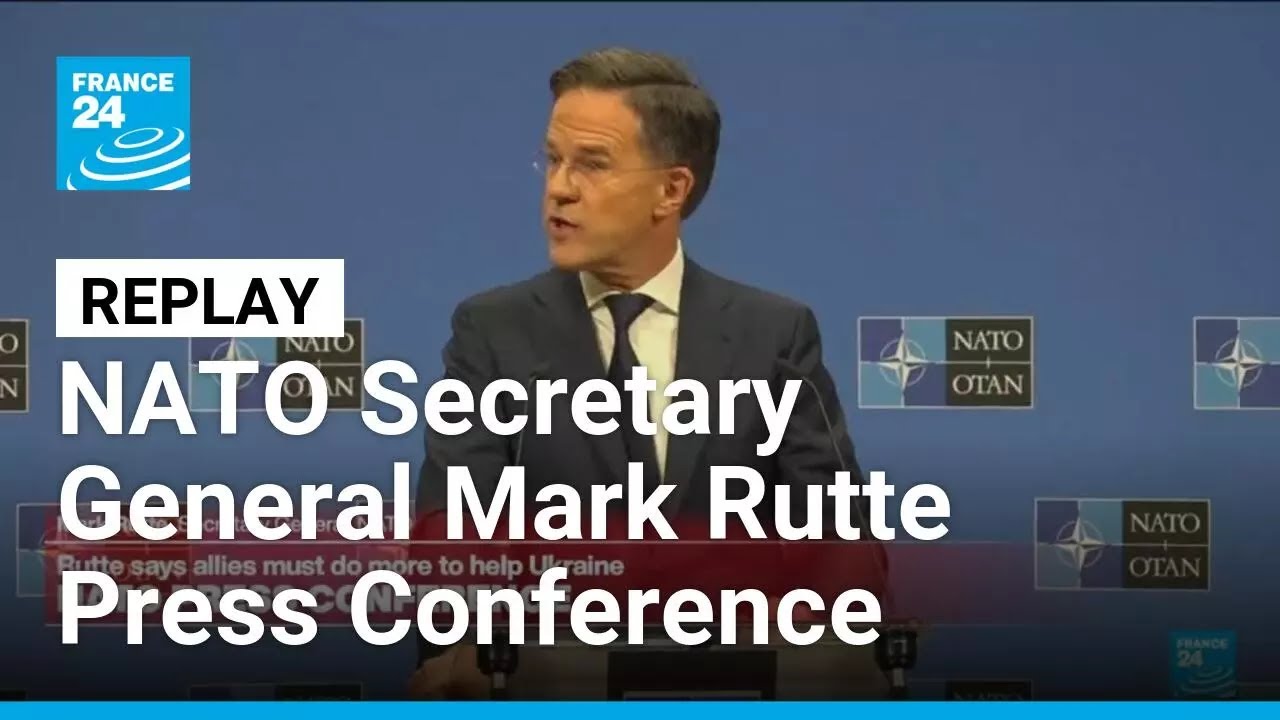 REPLAY: NATO Secretary General Mark Rutte Press Conference from Brussels &bull; FRANCE 24 English