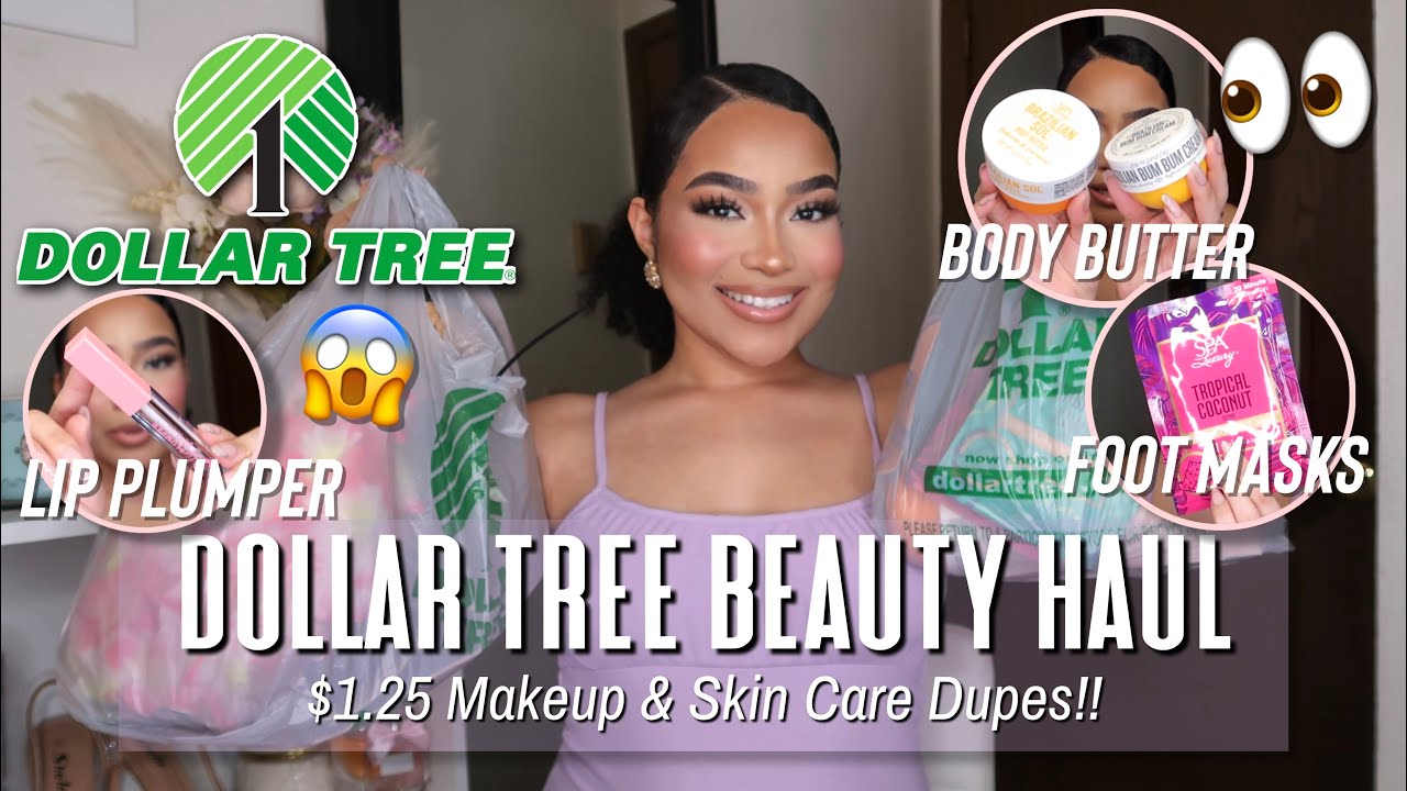 NEW Dollar Tree Beauty Finds 2025 | $1.25 BEAUTY HAUL | Makeup & Skin Care Dupes You Can't Miss!