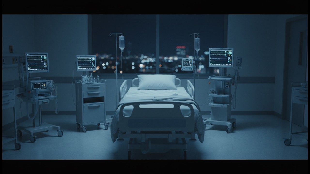 Hospital Ambience at Night  Calm Medical Background Sounds for Deep Sleep & Relaxation