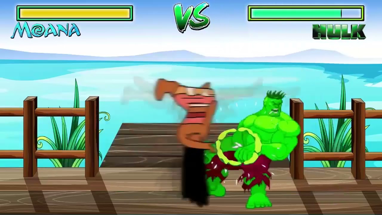 [3LAMESTUDIO Reupload] Moana vs Hulk