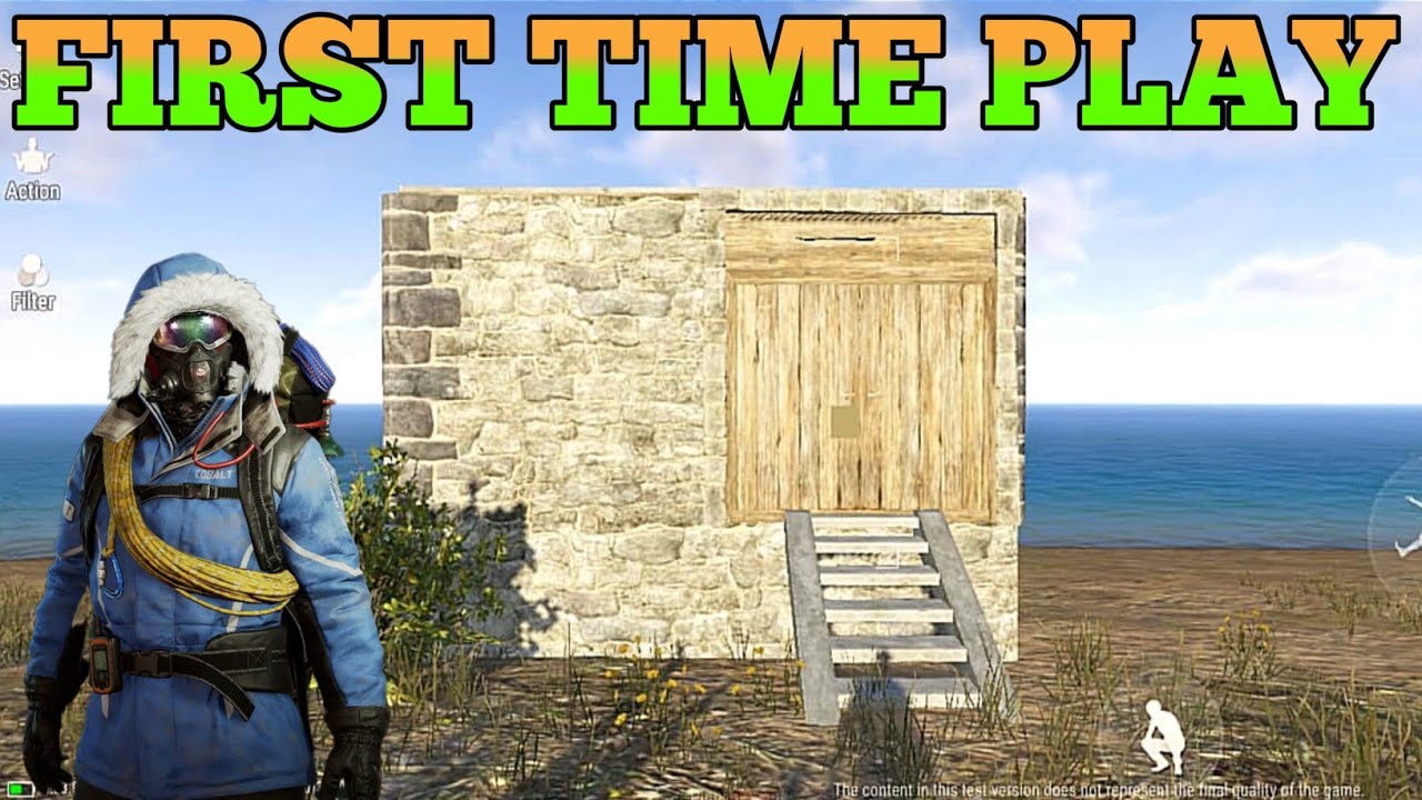 FIRST TIME PLAY RUST || RUST MOBILE HINDI GAMEPLAY 