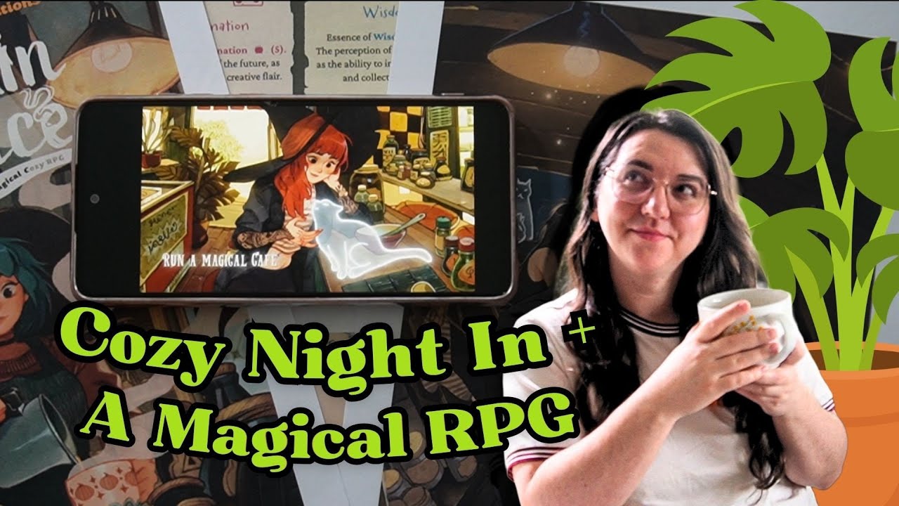 cozy night in, baking and games 🌷 Baking Raspberry Tartlets & Playing Pumpkin Spice a Cozy TTRPG