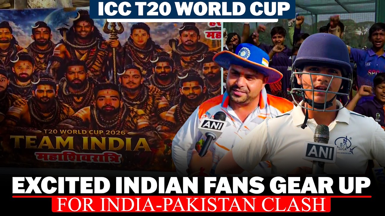 ICC T20 World Cup | Excited Indian Cricket Fans Gear Up for India-Pakistan clash in Colombo