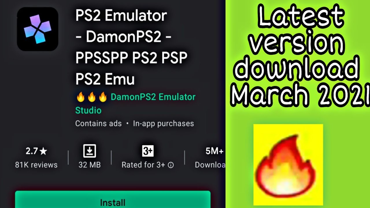 Damon ps2 new latest version 3.3.2.1 download free|gameplay in Android |2021,new update fixed