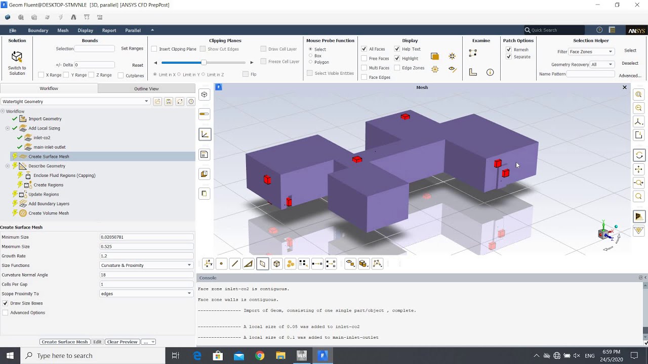 Getting Started: Indoor Building Natural Ventilation Simulation using Ansys Fluent