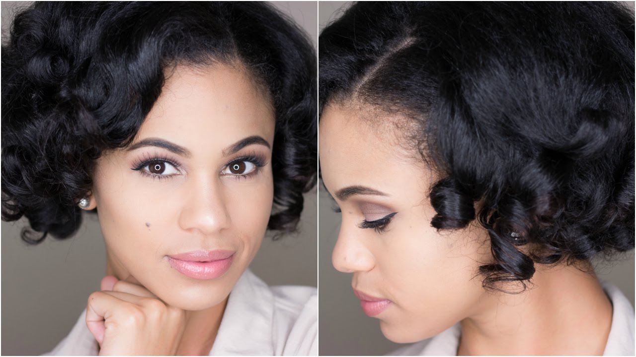Natural Hair: Heatless Satin Roller Set