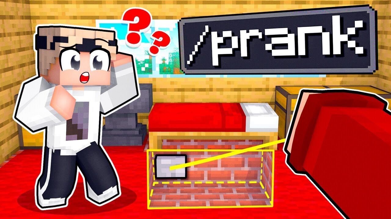 FINDE DEN KNOPF PRANK in Minecraft!