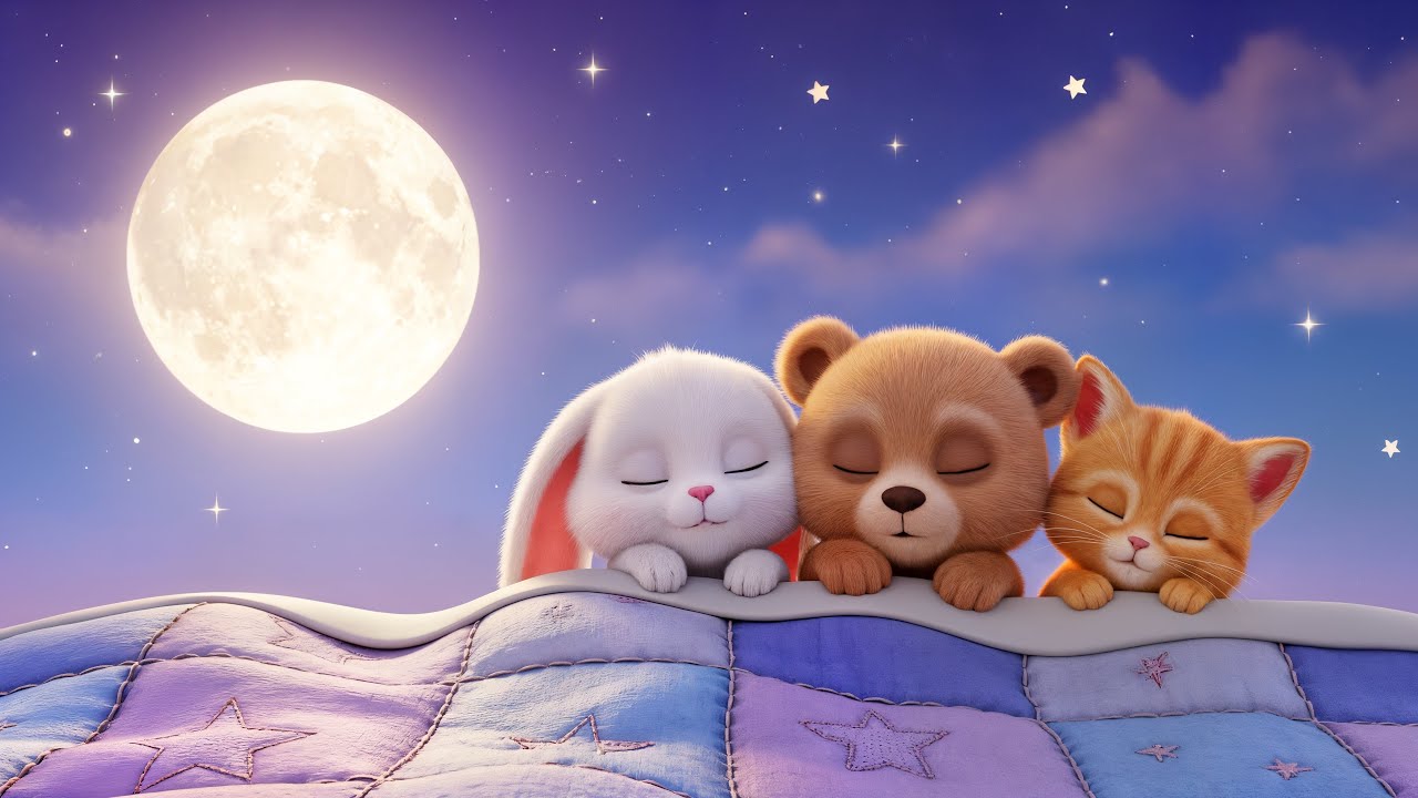 Dobranoc, Zwierzątka 🌙😴 | Kołysanka 3D dla Dzieci