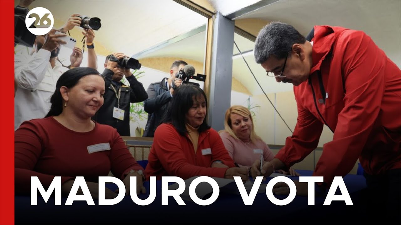 🗳️ Maduro vot&oacute; en elecciones municipales tras su cuestionada reelecci&oacute;n