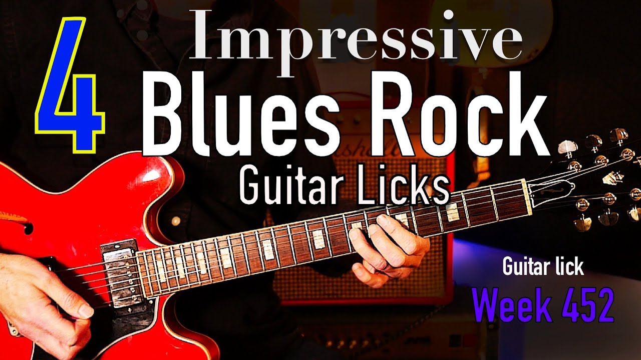 4 Excellent Licks Blues Rock Style - Lick Friday Week 452