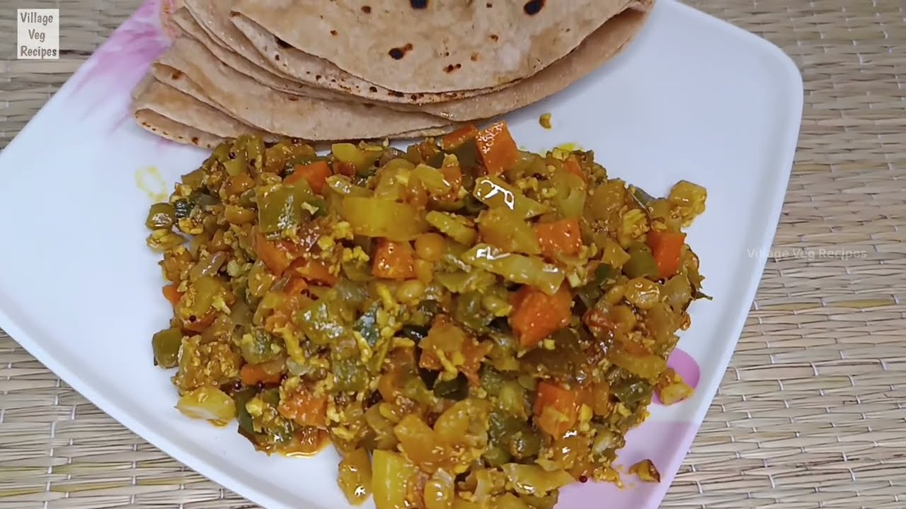 ಮಿಕ್ಸ್ ತರಕಾರಿ ಪಲ್ಯ ಮಾಡುವ ವಿಧಾನ |How To Make Mixed Vegetables Palya Recipe | Mix Tarkari Palya
