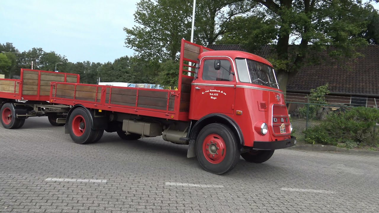Daf oldtimers op OTA najaarsrit 2021