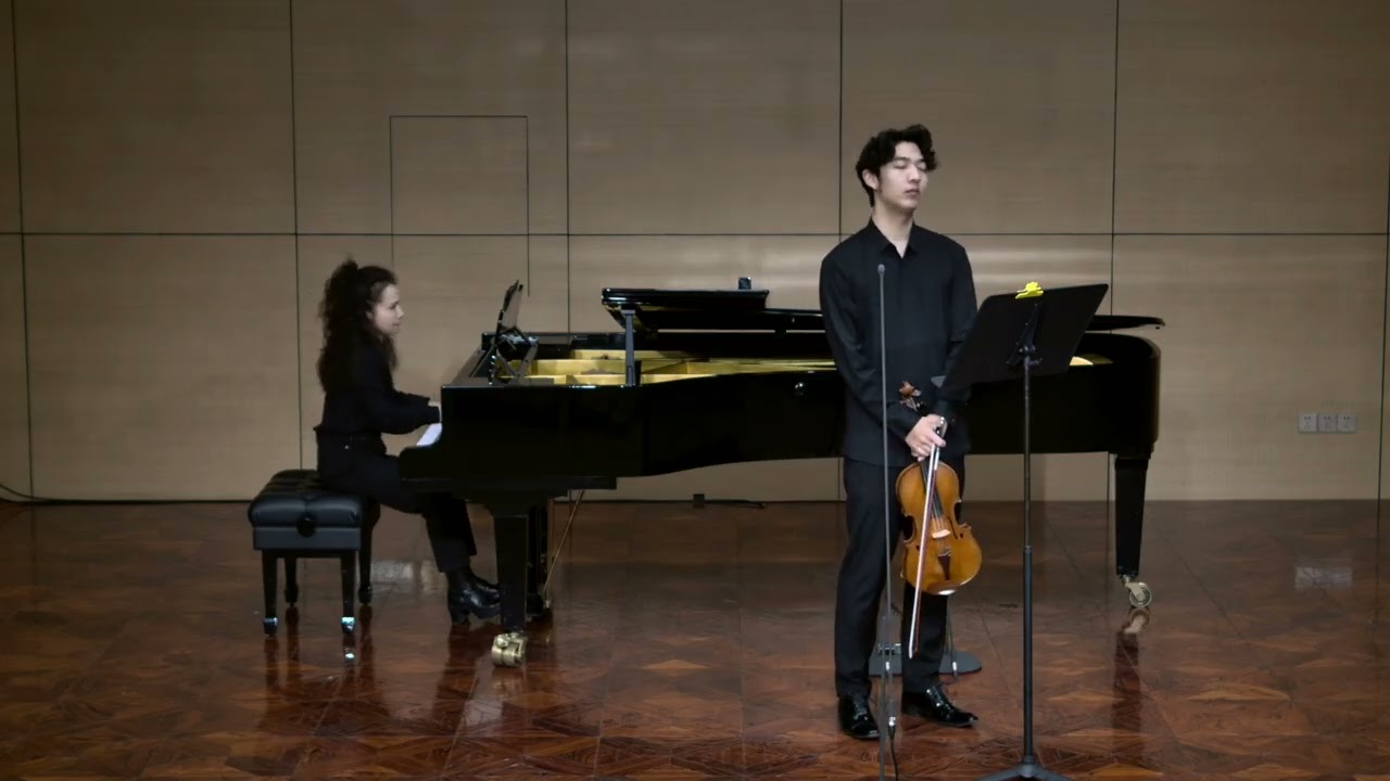 Sonata for Viola and Piano No. 2 in E-flat Major, Op. 120, No. 2 By Chuqi Chen