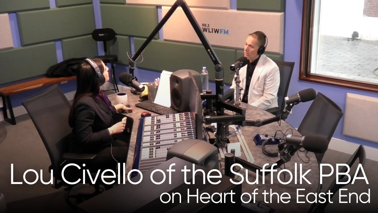 Lou Civello of the Suffolk County Police Benevolent Association on WLIW-FM