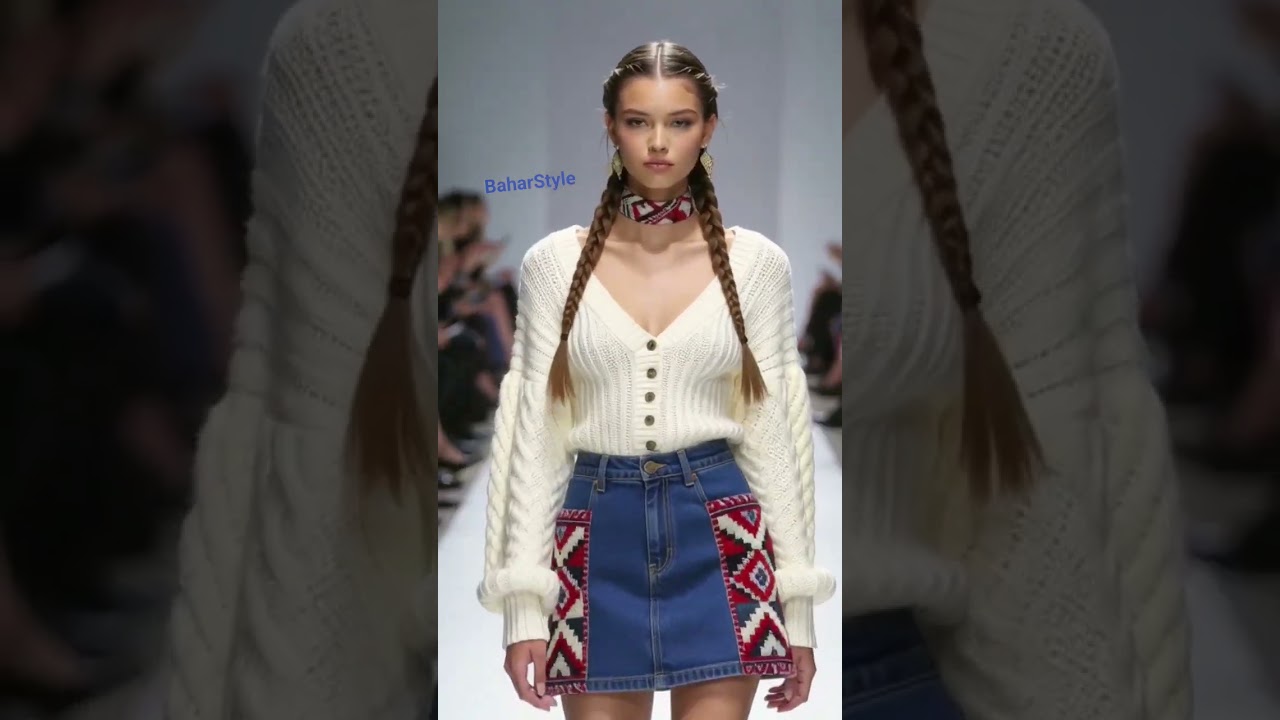 Inspired by Persian embroidery and patterns. This is my modern take.     #fashion #ai  #style