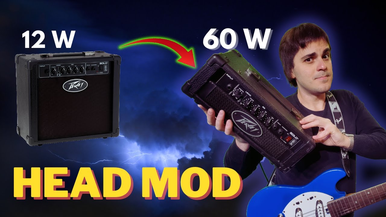 Gli amplini che diventano testate sono uno spasso, ma questo... 😖 (Head Mod - Peavey Solo)