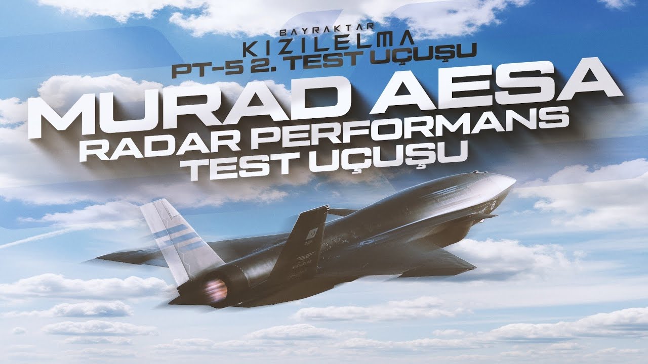 Bayraktar #KIZILELMA | Murad AESA Radar Performans Test U&ccedil;uşu