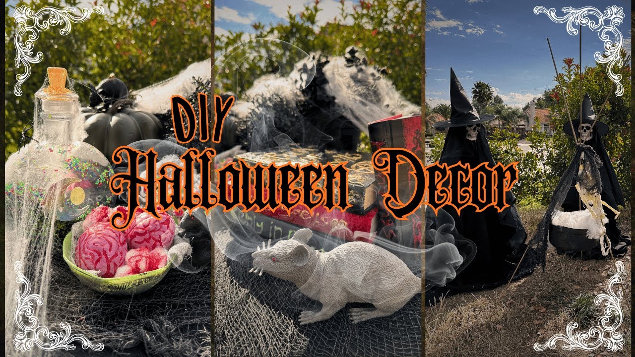 DIY Halloween Decor | Thrifted Halloween Decor