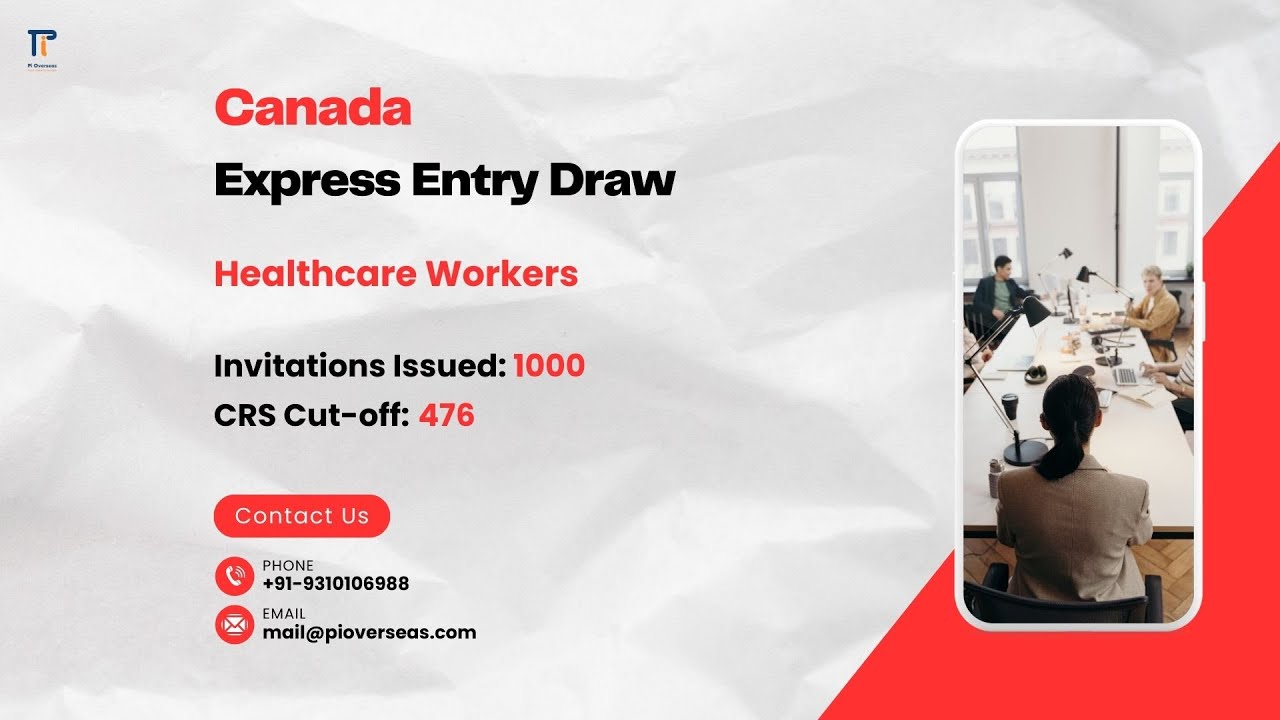 Canada invites healthcare workers in first category-based Express Entry draw of December