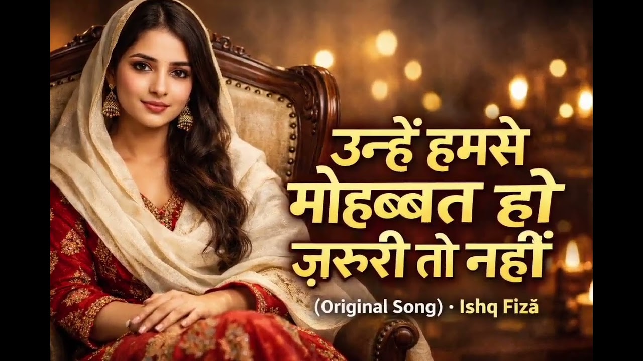 उन्हें हमसे मोहब्बत हो ज़रूरी तो नहीं | Heart Touching Sufi Qawwali| Soulful Ishq Ghazal | ishq Fiza