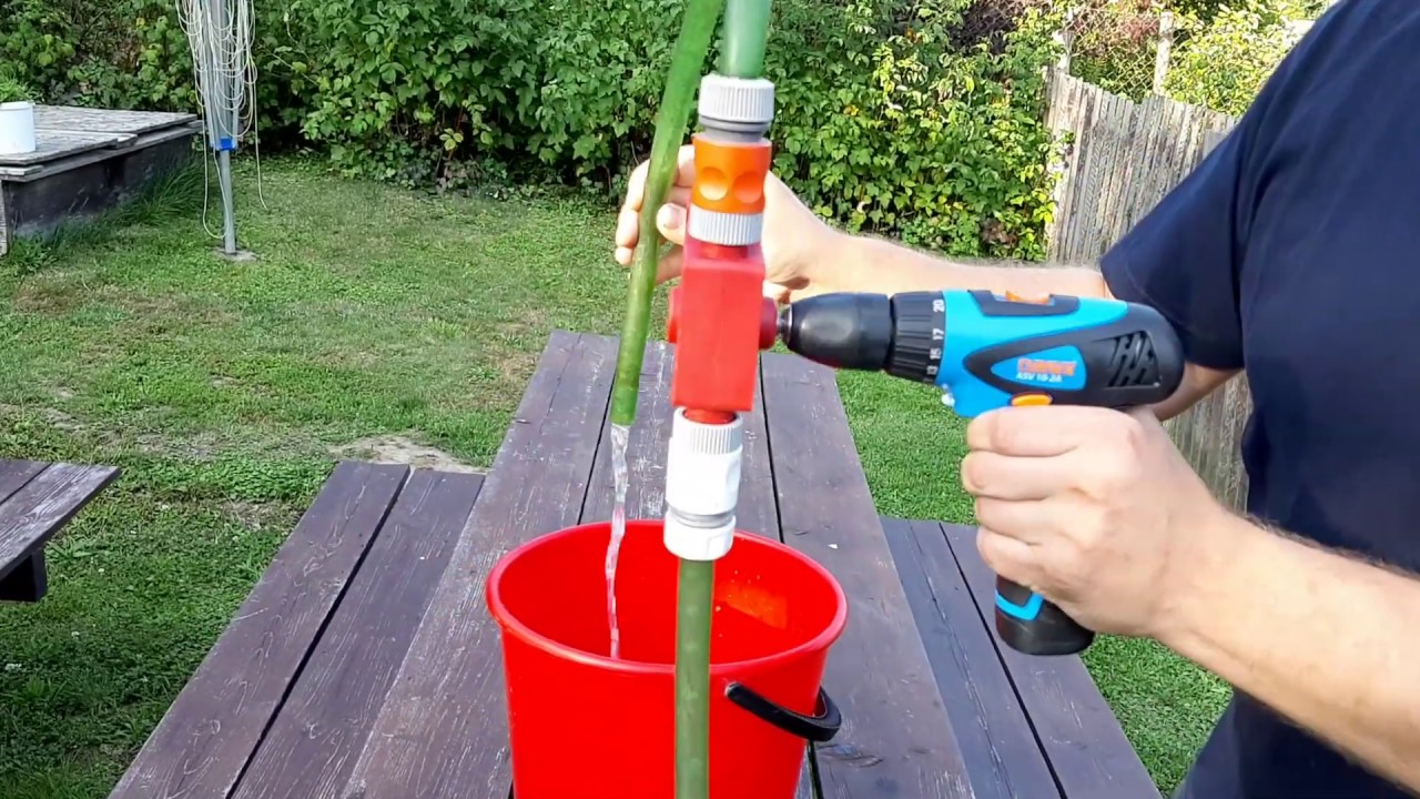 Čerpadlo na vrtačku , Drill pump , Aku šroubovák NAREX  ASV 10-2A