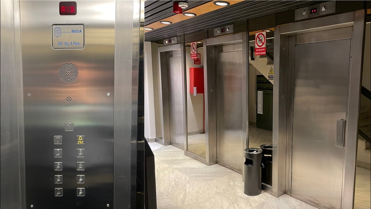 Funky Otis/Bosa Elevators @ Edificio Sabatini - Madrid, Spain