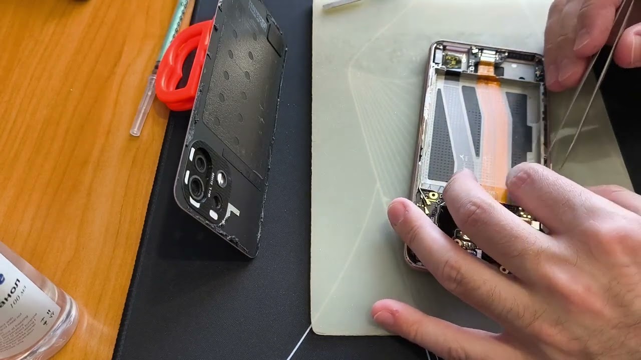 Xiaomi 11 Lite 5G NE не работает кнопка включения + замена АКБ
