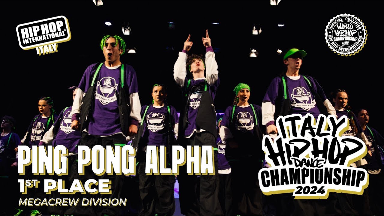 [ 1st Place ] PING PONG ALPHA - Megacrew Division | Italy Hip Hop Dance Championship 2024