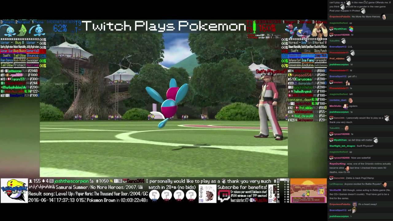 Twitch Plays Pok&eacute;mon Battle Revolution - Match #47417