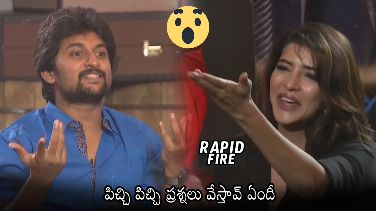 RAPID FIRE: Nani and Manchu Lakshmi Rapid Fire Round | Devadas Movie Team Interview | Daily Culture