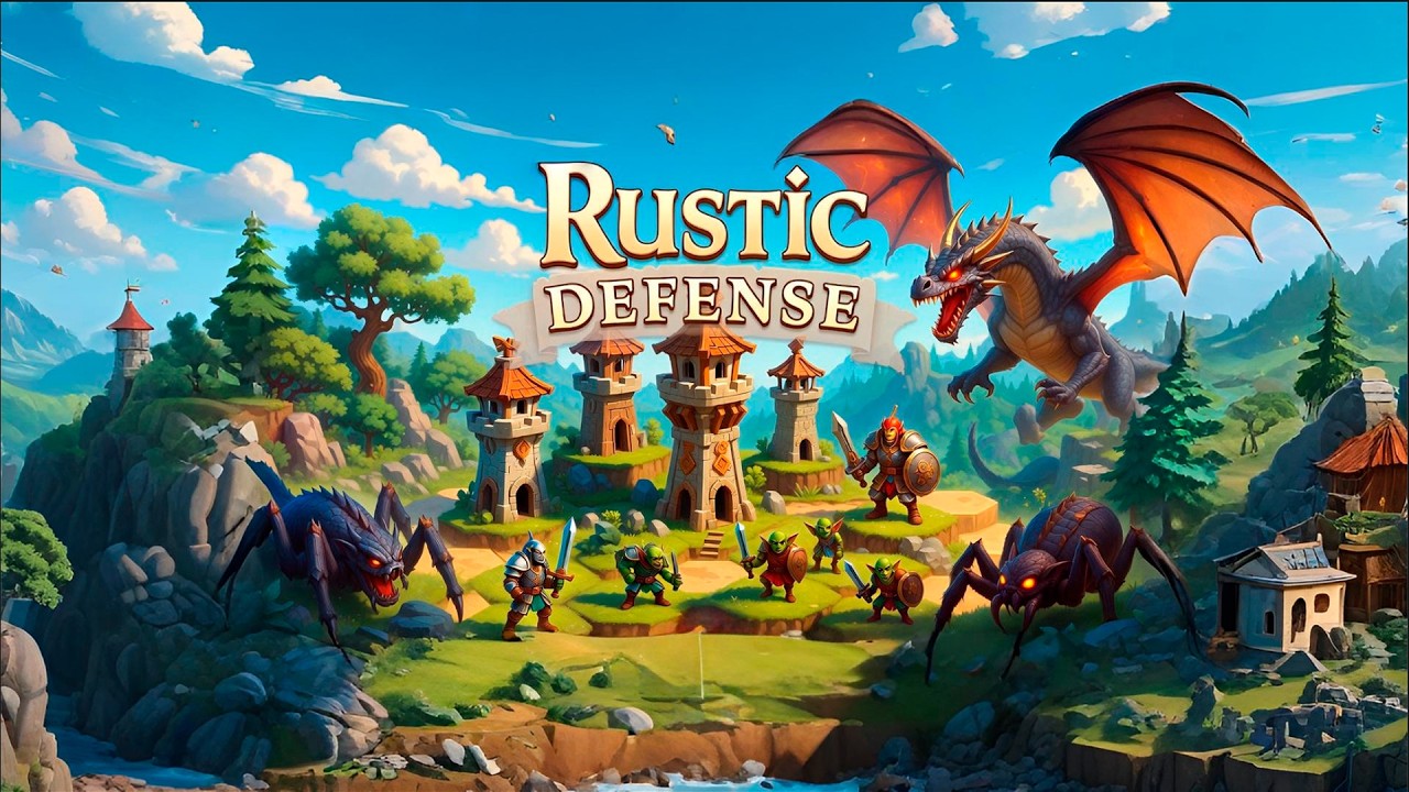 НОВАЯ ЛУЧШАЯ TOWER DEFENSE 2025? Rustic Defense — Улучшили Графику!