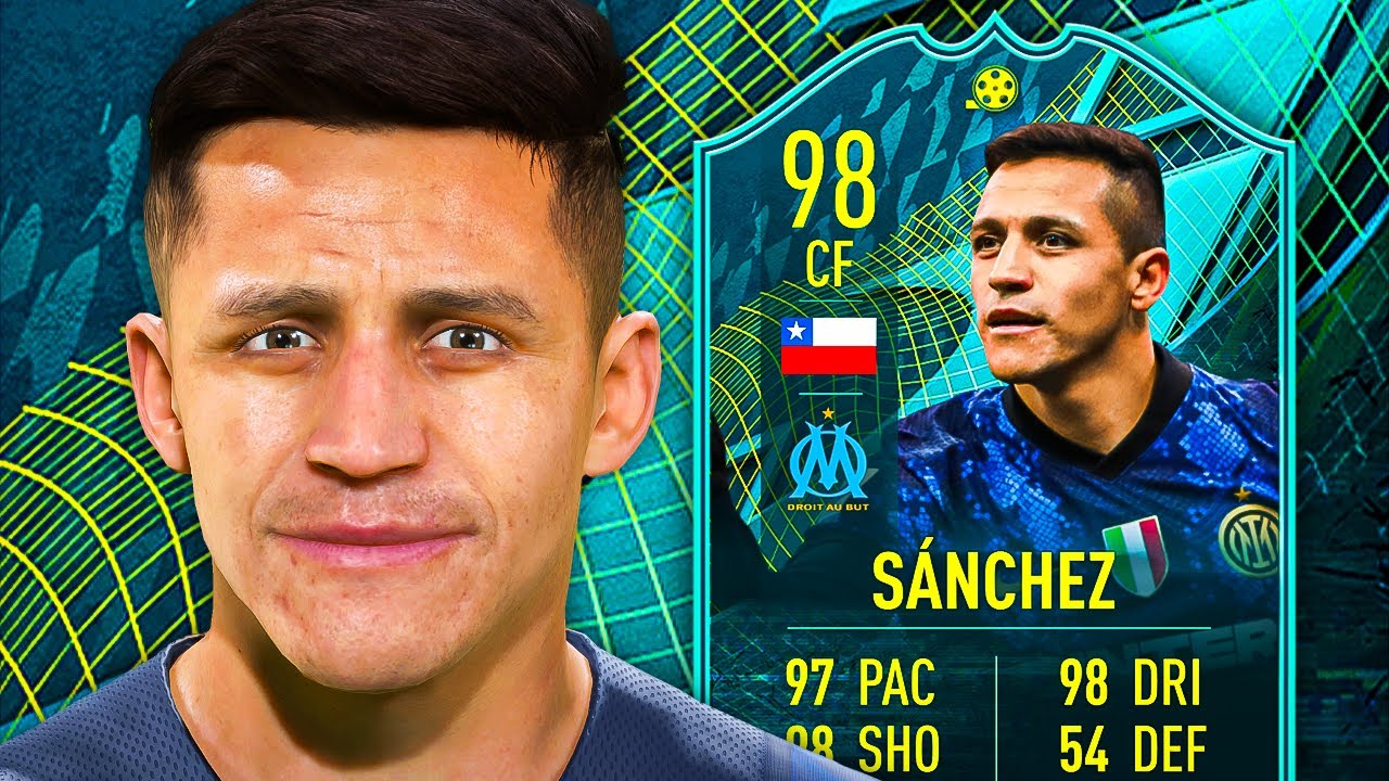 THIS CARD IS BROKEN! 🤯 98 Moments Sanchez Player Review - FIFA 22 Ultimate Team
