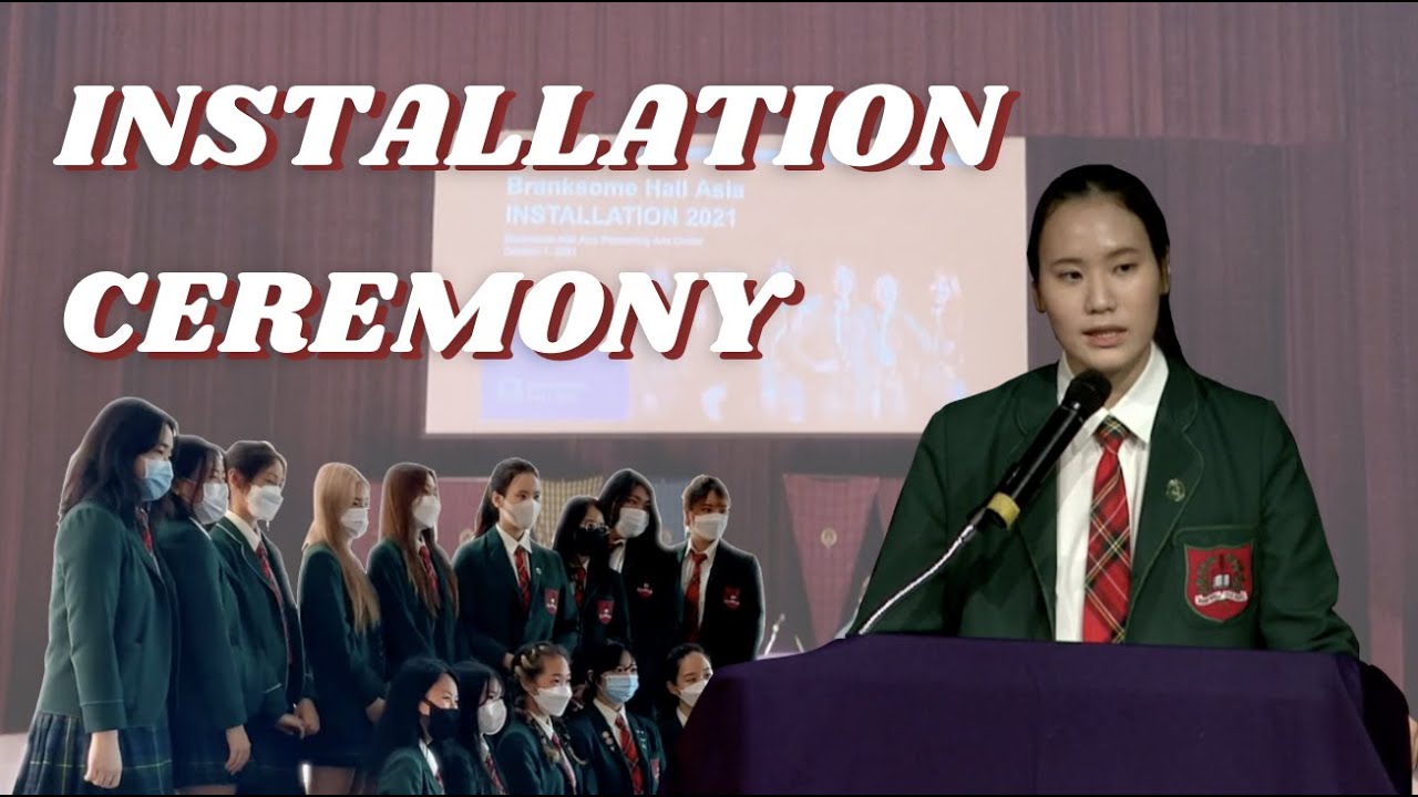 [VLOG] 제주국제학교 총학생회장 취임식 Head Girl Installation in Branksome Hall Asia