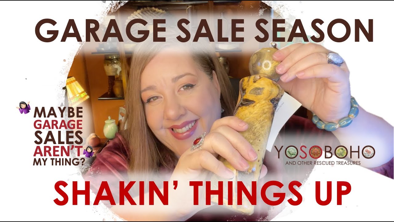 I can't believe I missed it!!! 🥺 Come Garage Sale Shopping with us! 🚙 THRIFT WITH ME! 💕