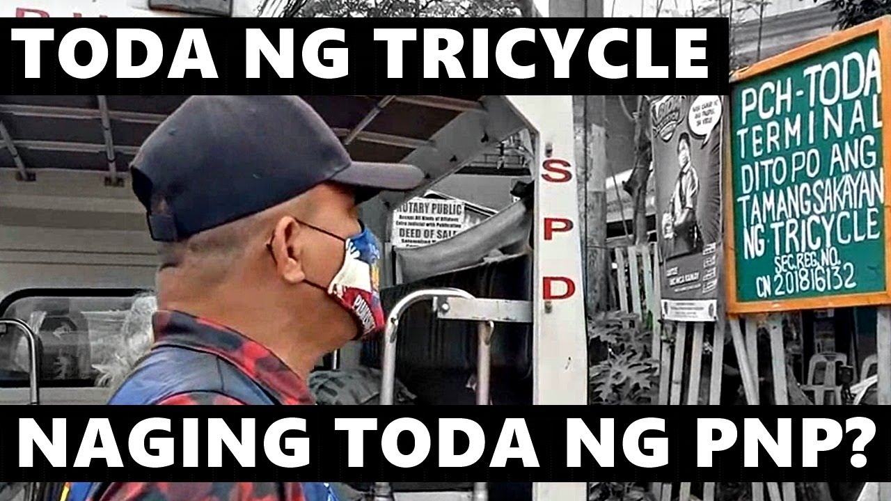 TODA NG TRICYCLE NAGING TODA NG SASAKYAN NG PNP?