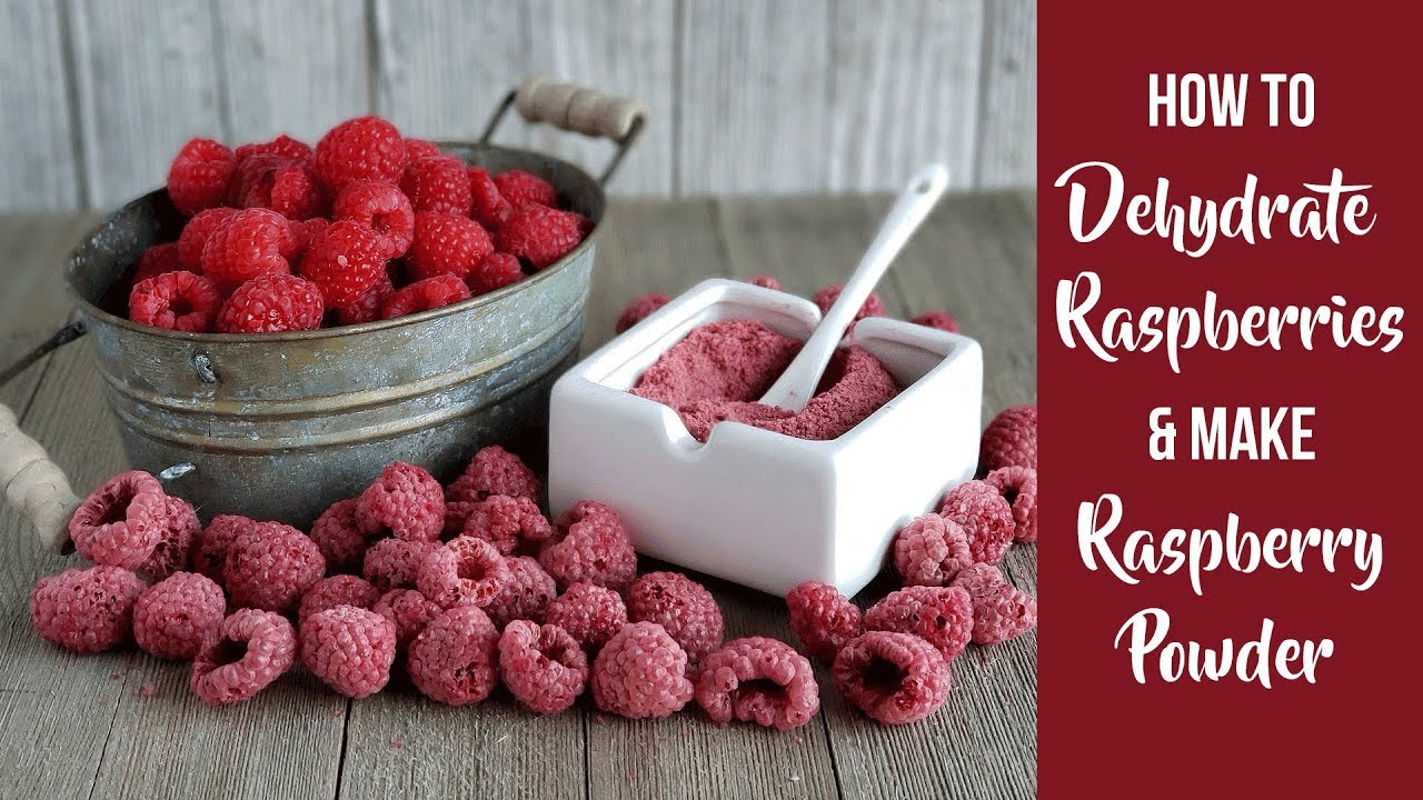 How to Dehydrate and Powder Raspberries