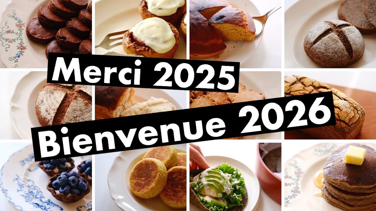 Pains et gourmandises que j'ai créés en 2025 ! / Sans gluten/ Japonais