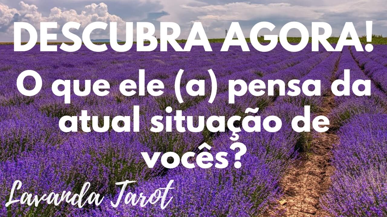 #tarot 👀☄️ DESCUBRA AGORA! O que ele (a) pensa da atual situação de vocês? 👀💜