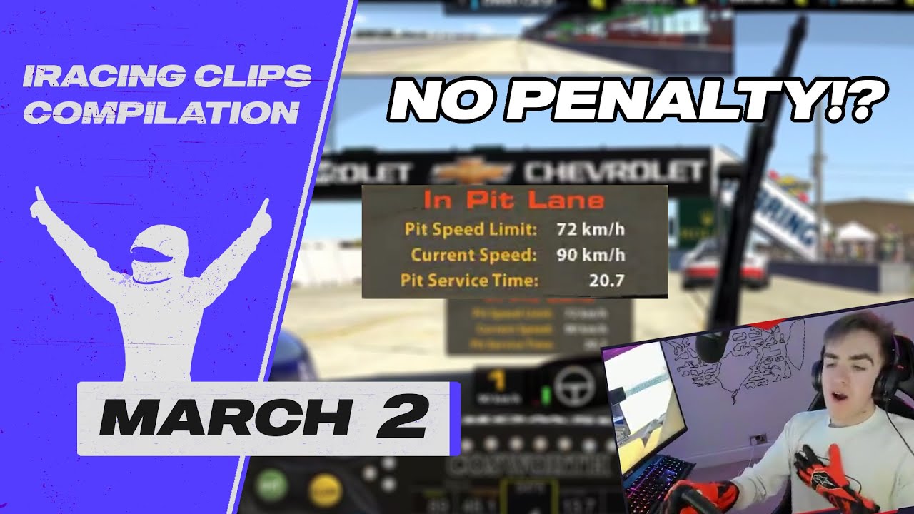 March 2 | iRacing Clips Compilation