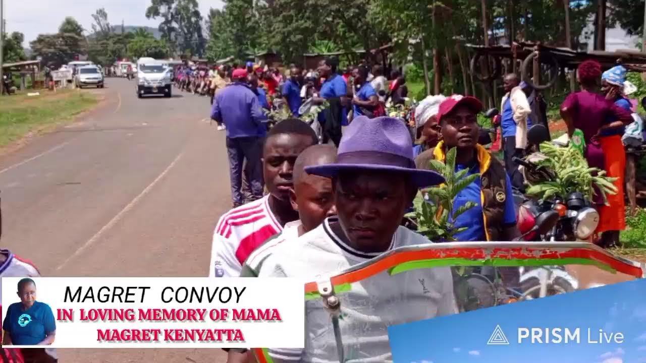 MAMA MARGRET KENYATTA CONVOY FROM TABAKA MOURTURY.