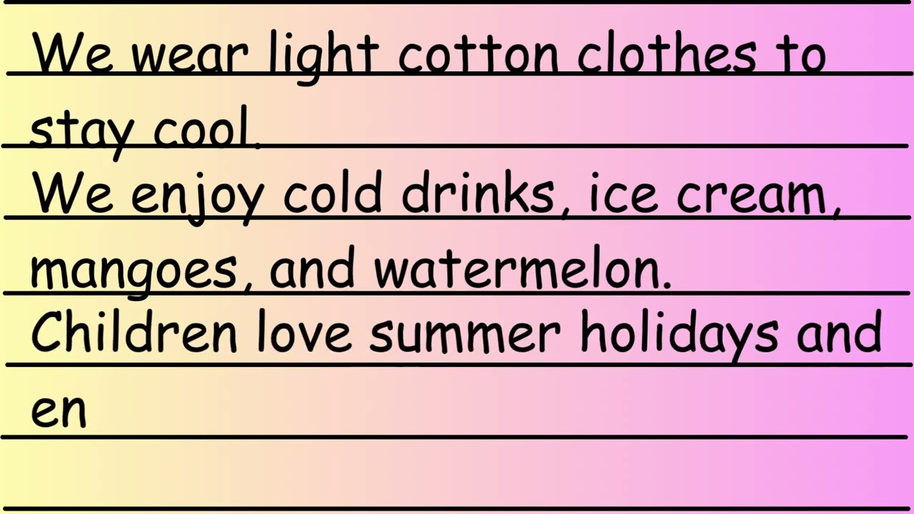 🌦️ Seasons Summer, Winter, Rainy 🌦️