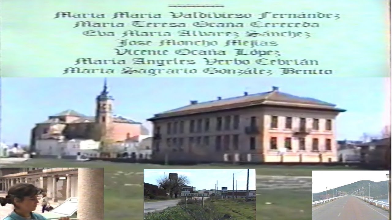 Tembleque en 1991. Reportaje elaborado para el colegio 