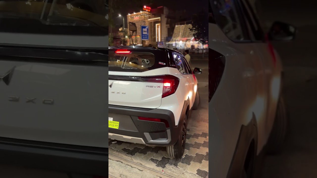 Mahindra 3xo revx m(o) 2025 white 🐇🎇#mahindra3xo #revx #indore #india #newvideo # #mahindraxuv